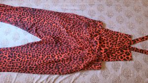 Animal Print Dungree