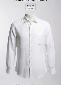 White Linen Cotton Shirt