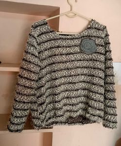 Striped Knit Top
