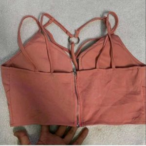 Peach Strappy Bralette 36 To 38 Bust
