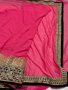 Saree,Party Wear Sadi With Blowse