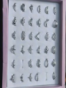 Sliver Plated Ring Pack Of 4