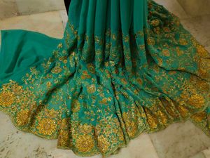 Expansive Embroidery Full Work Saree 🔥