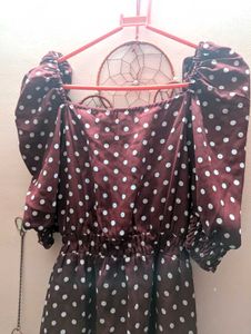 Polka Dot Mini Dress