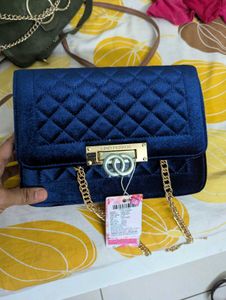 Lino Perros Blue Handbag