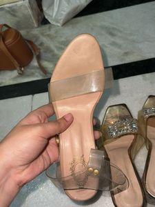 Clear Strap Heels