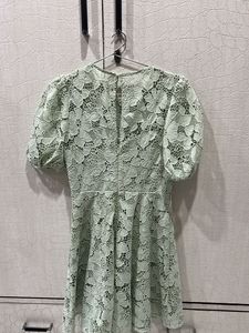 Forever New Lace Puff Sleeve Dress