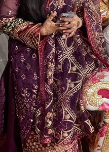 Purple Embroidered Salwar Kameez