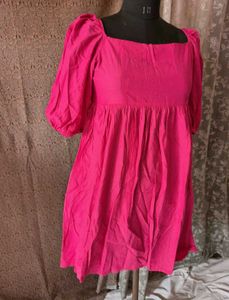 Pink Flared Dress 💗
