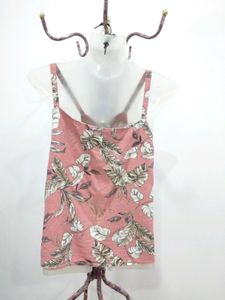 Leafy Printed Sleeveless