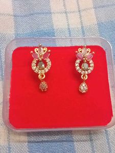 Jewellery Set With 2 Gold Plated Earring