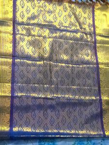 Elegant Blue Paisley Shawl