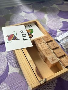 Wooden Spelling Game