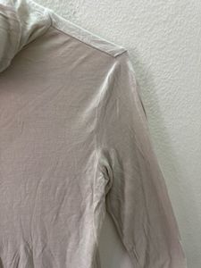 H&amp;M Light Beige Turtleneck Top