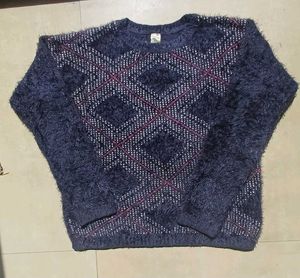 Patterned Knit Sweater