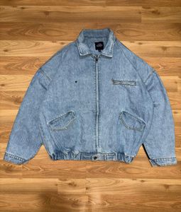 Oversize Bomber x Y2K Vintage Denim Jacket