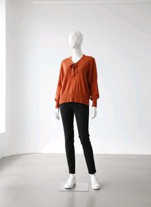 Tie Neck Sweater