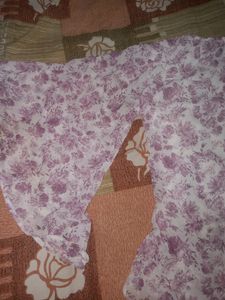 Red And White Colour Top For Girls