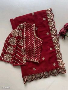 Karwachauth Special Red Saree