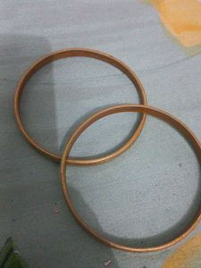 Gold-toned Bangles (Set of 2)