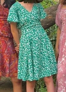 Floral Wrap Dress