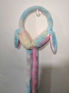 Pastel Tie Dye Bunny Earmuffs