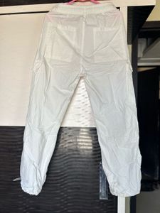 White Cargo Pants