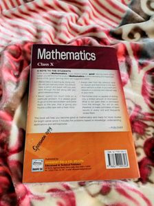 Class 10 Mathematics Reference Book (RL ARORA)