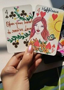 Handmade "Emotions &amp; self-reflection" Oracle card