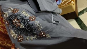 Ocean Night Colour Abaya/Burkha