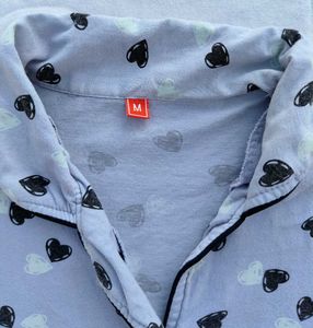 Cute Heart Print Home Shirt