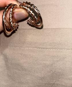 Rose Gold Hoops