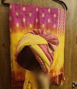 Dupatta &amp; turban/pagdi Set