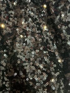 Sequin Black Top