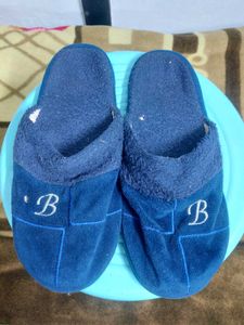 Cozy Blue Slippers
