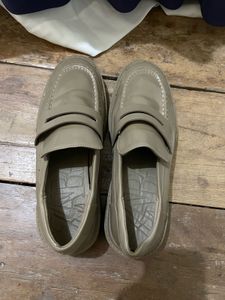 Zara pu leather loafers