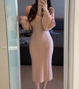 Knit Bodycon Midi Dress