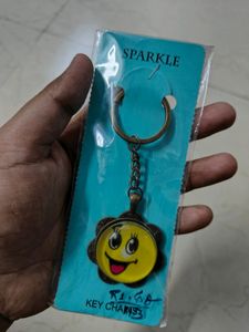 Keychain | New &amp; Unused | Smiley | Small