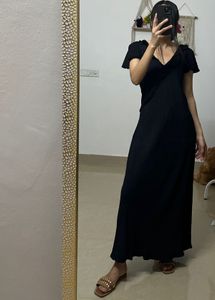 MARKS & SPECER A-Line Black MAXI DRESS