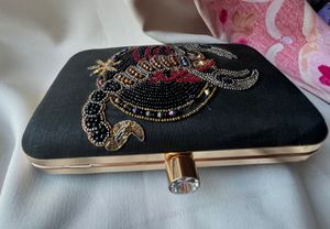 Scorpio Beaded Clutch