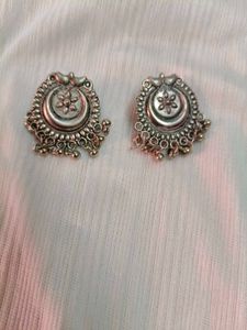 Oxidised Long Jewellery Set With Earrings ❤️