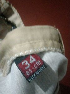 Cream Colour Boys Denim(85 Cm Waist)