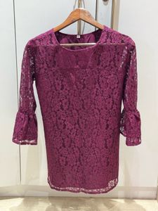 Elegant  purple top