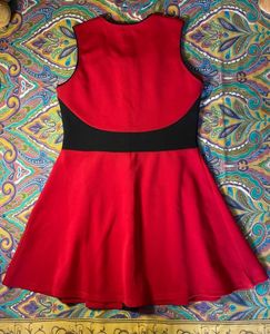 Red And Black Nuon Dress