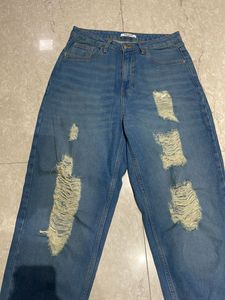 Ripped High Waisted Jeans