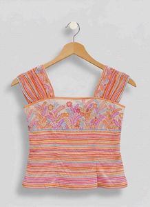 Floral Stripe Cami Top