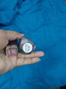 Combo Maybelline Lipstick Mauve 445 + Nail Polish