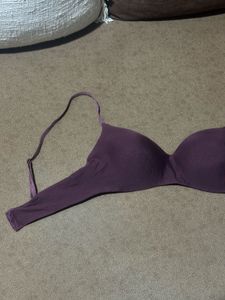 Wine Coloured Bra