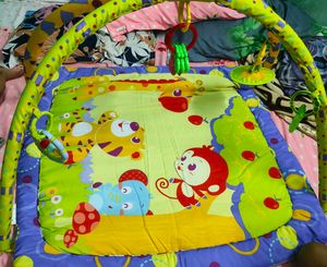 Baby Activity Gym with Animal Print