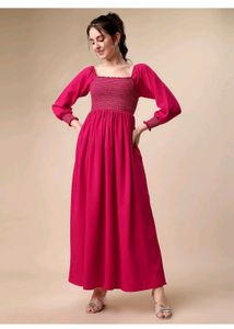 Bride To Be New 👗 Long Dress Full Sleeves One Pc